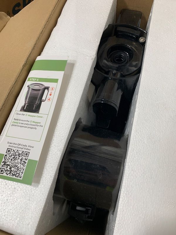 Photo 1 of Cold Press Juicer, ECOSELF Juicer Machines with 4.35" Large Feed Chute Fit Whole Fruits & Vegetables, Self Feeding for Juice Extractor Machine, Easy to Clean and Assemble, High Juice Yield