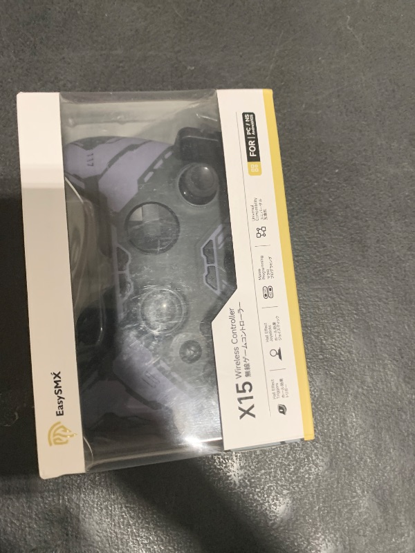 Photo 1 of EasySMX X15 PC Controller - Enhanced Wireless Bluetooth Controller with Hall Joysticks/Hall Triggers/RGB Lighting - No Stick Drift, No Dead Zone - Work for Windows PC, Android, Steam and Switch