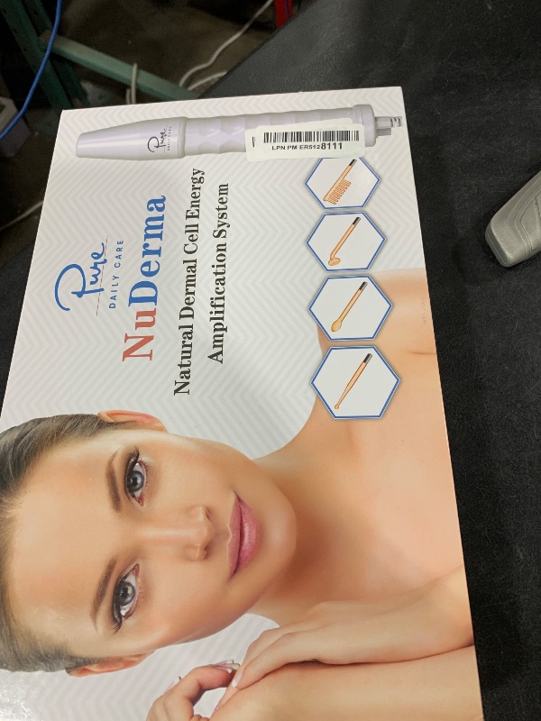 Photo 1 of Pure Daily Care NuDerma Handheld Skin Therapy Wand Machine w/Neon – Anti-Aging - Skin Tightening - Wrinkle Reducing - Dark Circles – Clarifying - Hair & Scalp Stimulator
