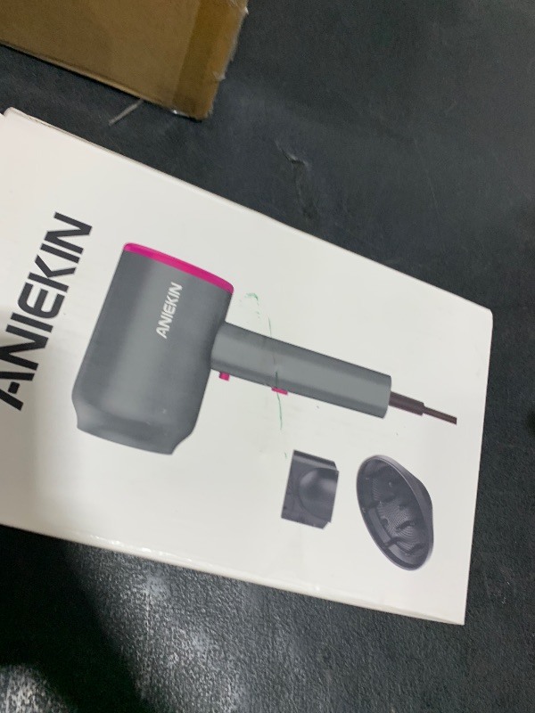 Photo 1 of ANIEKIN Hair Dryer, 1875 Watts Fast Drying Blow Dryer with Diffuser and Concentrator, Compact Lightweight Hair Dryer for Women and Men