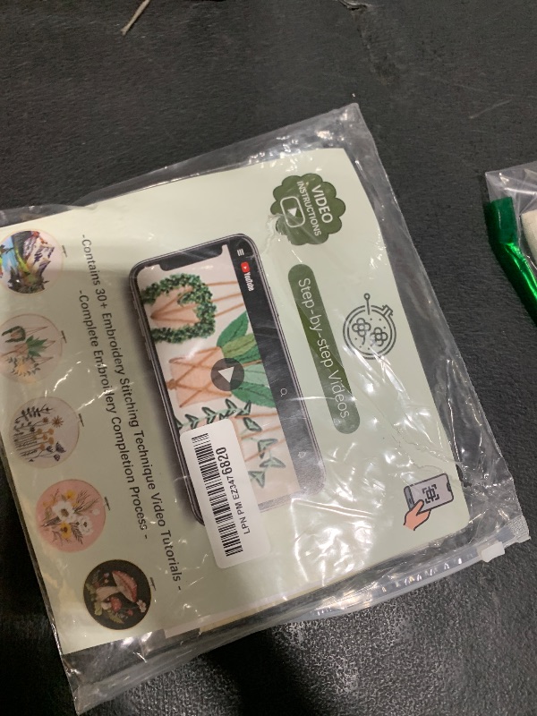Photo 1 of Santune 3 Sets Embroidery Kit,Cross Stitch Kits for Beginners,Needlepoint Kits for Adults with Easy Floral Pattern Hand Crafts,Hoop,Needle,Mothers Day Gifts