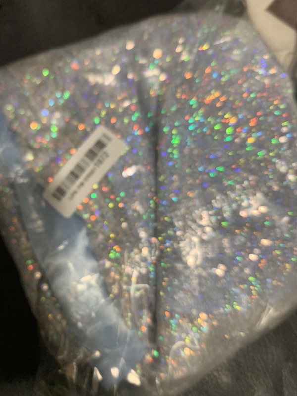 Photo 1 of Suhine Halloween Sequins Women Princess Hooded Cape Costume Shiny Fairy Mermaid Cloaks for Cosplay Party God Christmas(Blue,140 cm)