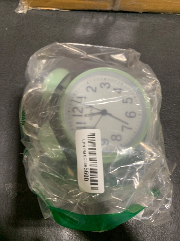 Photo 1 of FLOITTUY Loud Alarm for Deep Sleepers 4'' Twin Bell Alarm Clock with Backlight for Bedroom and Home Decoration(Green)