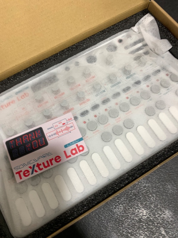Photo 1 of Sonicware LIVEN Texture Lab [Granular Synthesizer/Effects Processor] 4 voices - up to 64 grains, 6 Shimmer reverbs, 128-step sequencer with parameter locking, Battery-powered, Built-in speaker