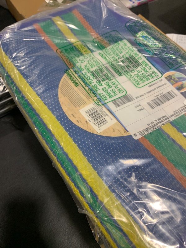 Photo 1 of Camco Handy Mat with Strap - Perfect for Picnics, Beaches, RV and Outings - Blue/Green - 60" x 78" (42806)