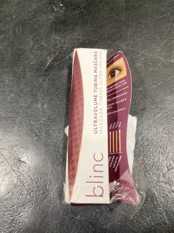 Photo 1 of Blinc UltraVolume Tubing Mascara, Volumizing, Lengthening and Curling Mascara, Ultra-Longwearing Washable, Clean, Vegan and Cruelty-Free, 9mL / 0.30 Fl Oz (Dark Brown)