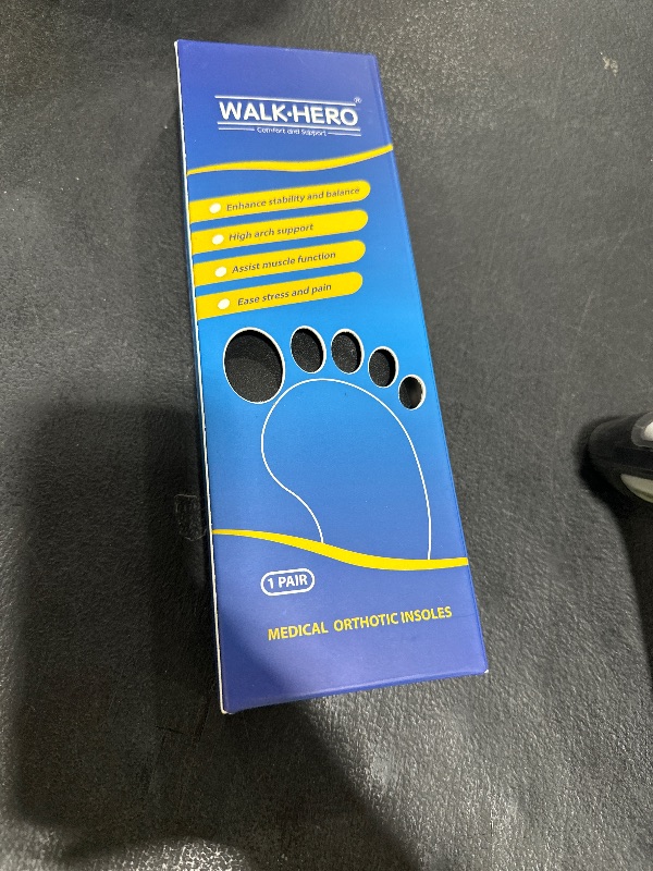 Photo 1 of Plantar Fasciitis Feet Insoles Arch Supports Orthotics Inserts Relieve Flat Feet, High Arch (Mens 4-4 1/2 | Womens 6-6 1/2)