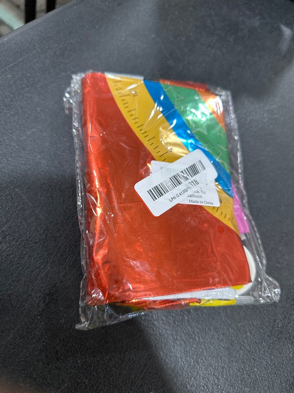 Photo 1 of 8PCS Back To School Balloons, Pencil Crayon School Bag Foil Balloons Welcome Back Balloons for Back To School Party Decor First Day of School Decorations