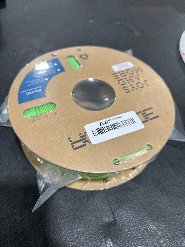 Photo 1 of 3DHoJor PLA Pro (PLA+) Filament 1.75mm, 3D Printer Filament, Cardboard Spool, Dimensional Accuracy +/- 0.03 mm-Peak Green, 1kg