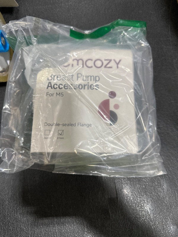 Photo 1 of Momcozy Double-Sealed Flange 27mm Compatible with Momcozy M5 Breast Pump. Original M5 Breast Pump Replacement Accessories, 1PC (27mm)