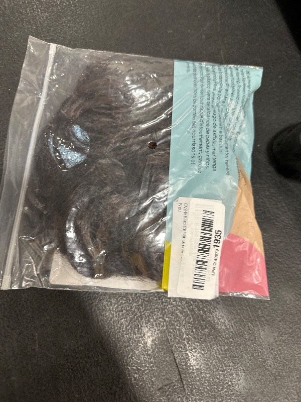 Photo 1 of CAISHA Hairpiece Hair Wrap Heat-resistant Synthetic Fibres Curly Messy Updo Brown Black Mix HW37