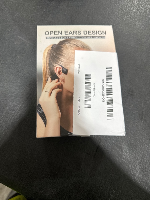 Photo 1 of YouthWhisper Bone Conduction Headphones Open-Ear Bluetooth 5.0, IP65 Waterproof Wireless Sport Headset with 8H Playtime, Secure Fit for Running/Cycling/Gym, HD Audio w/Mic (2025 Upgraded)