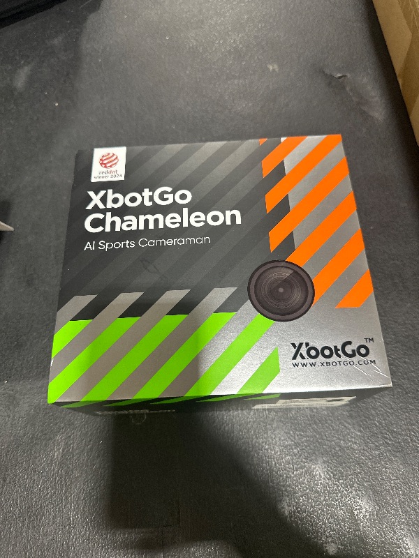 Photo 1 of XbotGo Chameleon AI Auto Sports Action Camera - 4K 60FPS Soccer Camera and Basketball Tracking Camera for Team Sports, Live Streaming, No Subscription, Works with iOS & Android (Lava Graphite)
