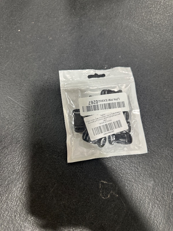 Photo 1 of Baitoo Quick Side Release Buckle,Heavy Duty Plastic Strap Clip Snap Clasp 3/8 inch Backpack Buckle Replacment for Strap 10mm (3/8"(10mm) - 10 pieces)
