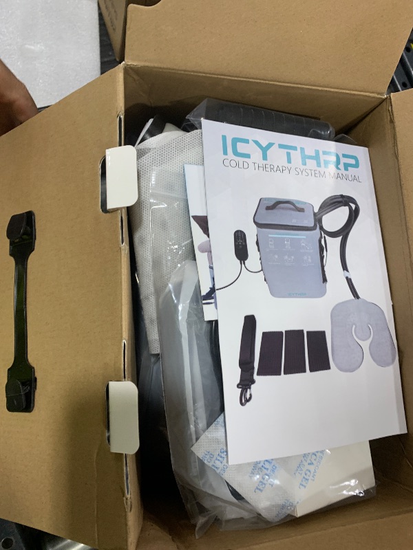 Photo 1 of ICYTHRP Cold Therapy Machine with Programmable Timer, Portable Ice Machine for Knee After Surgery, Knee Replacement Recovery System for Pain Relief w/Compression Pad for Shoulder, Hip and Ankle