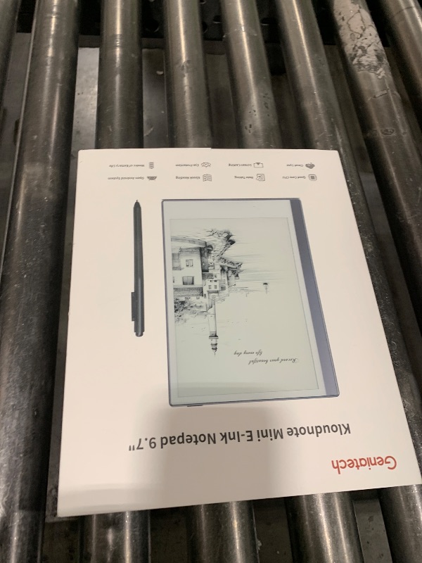 Photo 1 of Android E-Ink ePaper Tablet, Paperwhite eBook Reader Digital Notebook for Note Taking, Drawing Paper White Graphics Notepad with Stylus and Case, Cloud Sync and Screen Casting - Model Mini 9.7" Silver