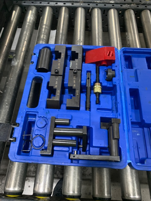 Photo 1 of DPTOOL Engine Camshaft Locking Tool Crankshaft Alignment Vanos Timing Tool Kit Compatible with BMW M60 M62 M62 TU Engine Replacement for Land Rover 2003-2005 Replace 112441 112442 112445 116452