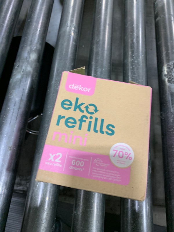Photo 1 of Diaper Dekor MINI Refills, 2 Count | ONLY Eco-Friendly Diaper Pail Refills Made With 70% Recycled Materials | Quicker, Easier & More Cost Effective than Trash Bags | Unscented
