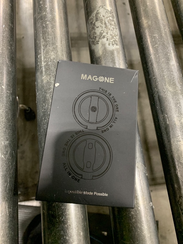 Photo 1 of  EWA MagOne 3rd Gen [Compatible with MagSafe] Phone Grip Stand with Finger Strap, Removable Magnetic Ring Holder Kickstand Loop for iPhone 16,15, 14, 13, 12 Series-(Black) 