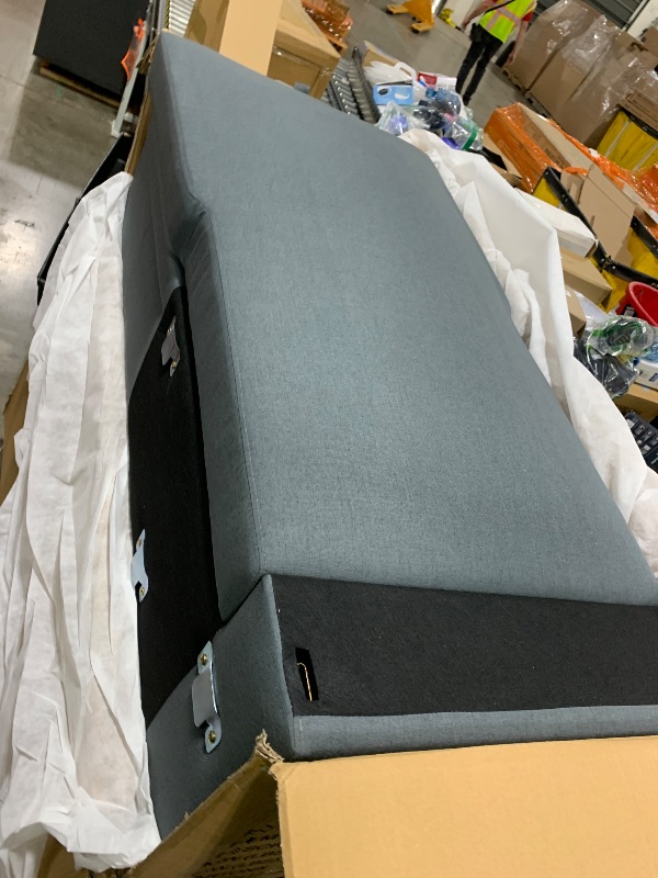 Photo 1 of DARK GREY SLEEPER SECTIONAL 
PARTIAL SET 