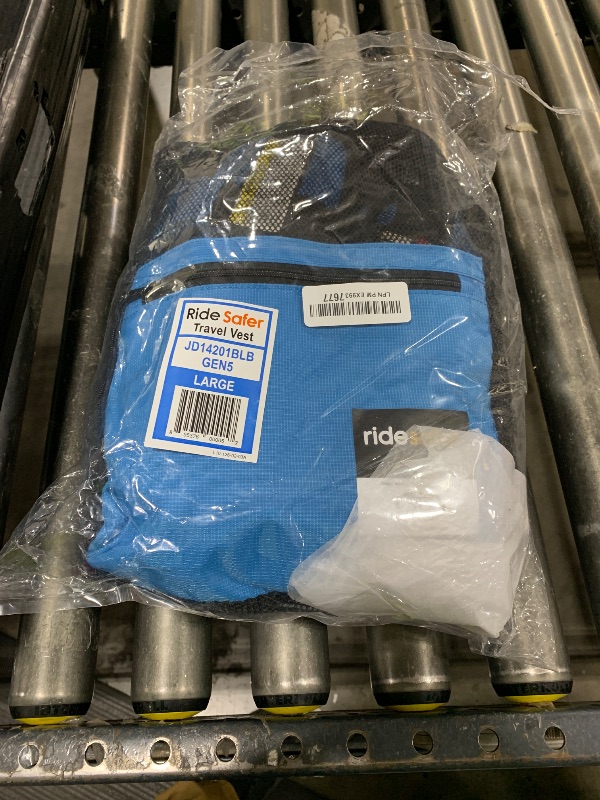 Photo 1 of RideSafer - Large Blue, Lightweight, Compact, Portable Car Seat - Perfect for Travel and Everyday Child Safety