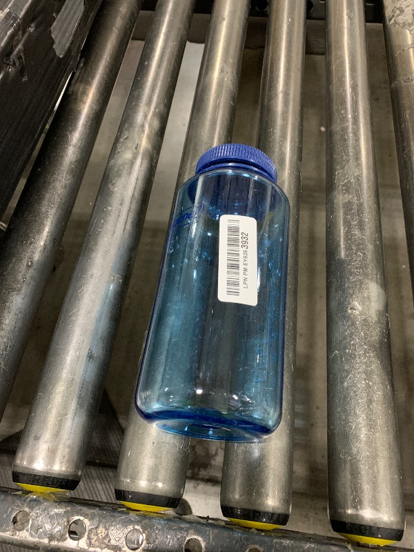 Photo 1 of Nalgene Leak Proof Tritan BPA-Free Water Bottle - 32 oz Wide Mouth - Made in the USA for Outdoor Use & Daily Hydration (Baby Blue)
