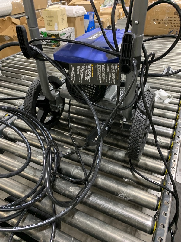Photo 1 of  Westinghouse WPX3200e Electric Pressure Washer, 3200 PSI and 1.76 Max GPM, Induction Motor, Onboard Soap Tank, Spray Gun and Wand, 5 Nozzle Set, for Cars/Fences/Driveways/Homes/Patios/Furniture, Blue 