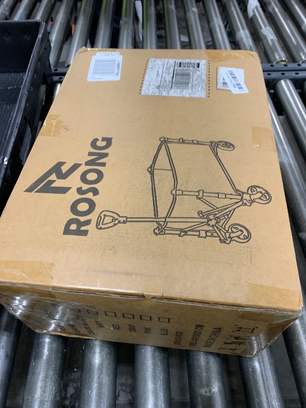 Photo 1 of ROSONG Collapsible Wagon Cart with Wheels Foldable - Folding Utility Heavy Duty Wagons Carts for Grocery Sports Garden Shopping Camping Wheelbarrows (Black, 120L)
