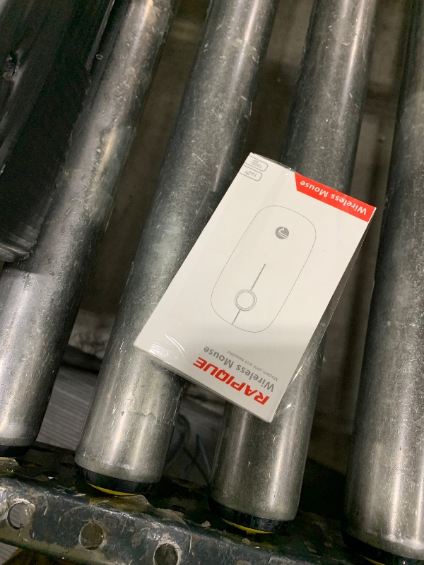 Photo 1 of RAPIQUE Bluetooth Wireless Mouse - (BT5.1+USB) Dual Connectivity, Quiet Click, Low Power, and 1600 DPI, Portable Cordless Mouse for Laptop, MacBook Pro/Air, iPad (White to Black)