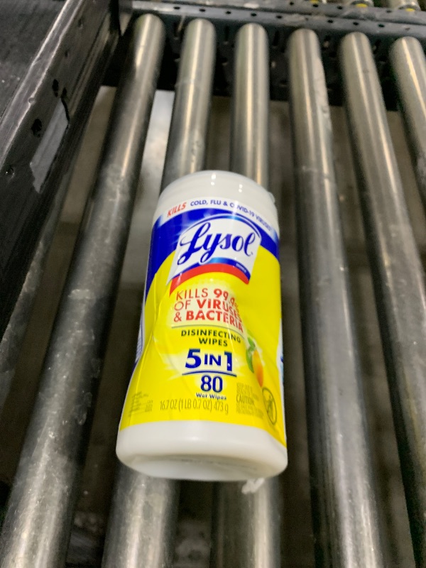 Photo 1 of Lysol Disinfecting Wipes Bundle, Home Apartment Dorm Room Essentials and Cleaning Supplies, All Purpose Cleaner, Multi-surface Cleaning Wipes, Lemon and Lime Sanitizing Wipes Bundle, 80 Count