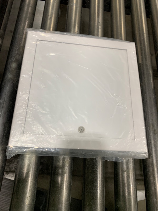 Photo 1 of Lockable Steel Access Panel Door Reinforced Metal Access Panel - Drywall Ceiling/Attic Door - Solves Fragile Panels (10-10in)