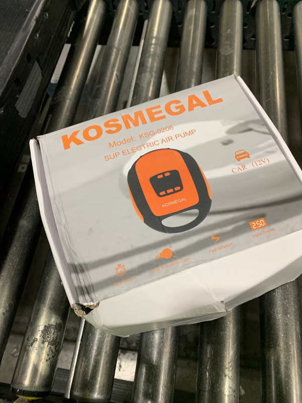 Photo 1 of Paddle Board Pump Electric Portable, SUP Pump for Paddleboard, 20PSI Air Compressor with Auto-Off, Deflation Function and 12V DC Car Connector for Inflatables, Kayaks and Boats