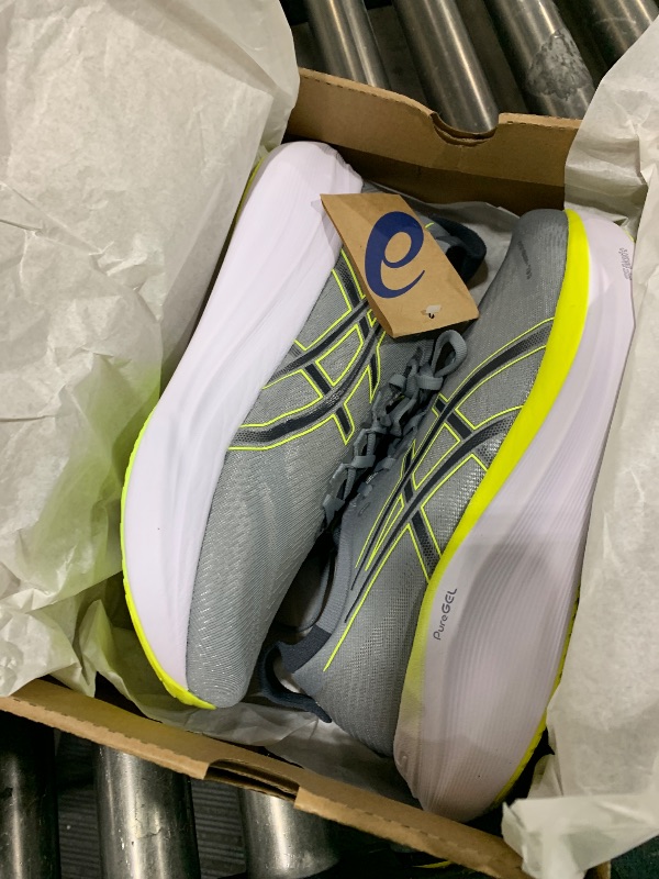 Photo 1 of ASICS Men's Gel-Nimbus 27 Running Shoe, 10, Gravel/Carrier Grey