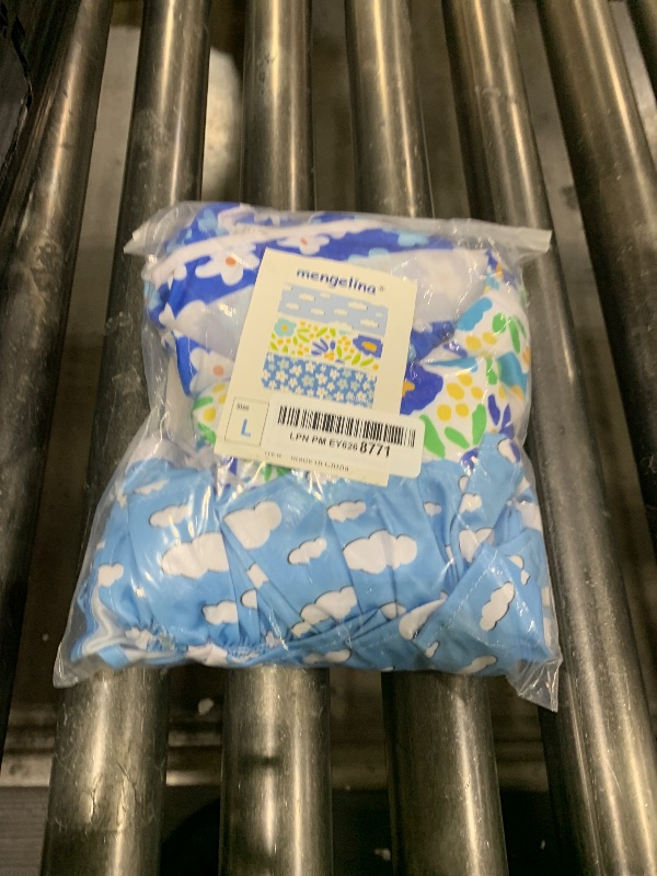 Photo 1 of Mengelina Washable Dog Diapers Female 3 Pack Reusable Highly Absorbent Puppy Diapers, Premium Doggie Diapers, Durable Leak-Proof Dot Doggy Diapers for Period Heat Incontinence Potty Training,L