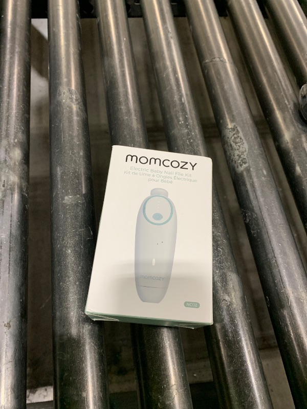 Photo 1 of Momcozy Baby Nail File Electric, Gentle Baby Nail Trimmer Electric, Baby Nail Clipper with Night Light, 7 Grinding Head Replacement Pads, Green