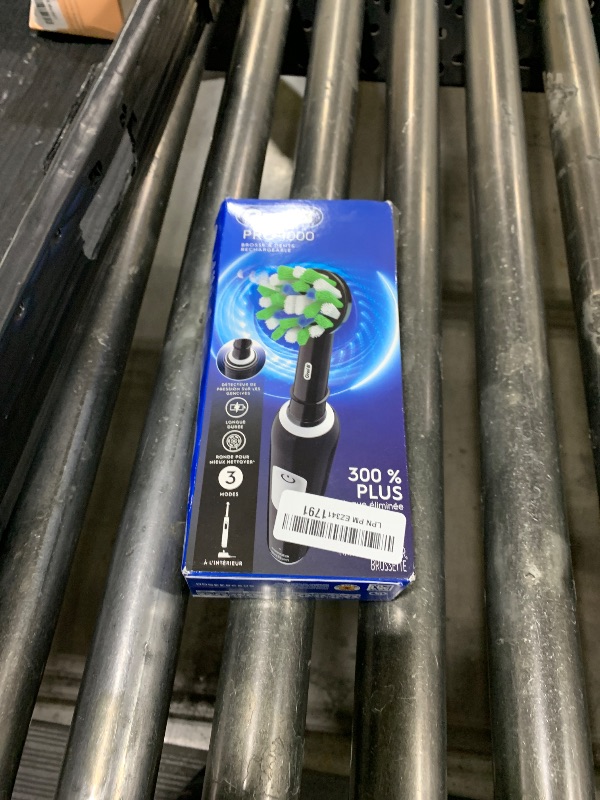 Photo 1 of Oral-B Pro 1000 Rechargeable Electric Toothbrush, Black
