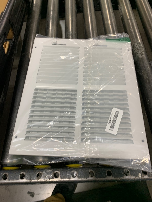 Photo 1 of 12 x 10 Inch [Duct Opening] Air Vent Covers for Wall or Ceiling - High Airflow 2 Way Steel Ventilation - Adjustable Wall/Ceiling Register, 13-3/4 Inch x 11-3/4 Inch [Overall Dimensions]