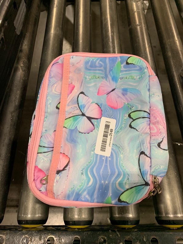 Photo 1 of CAMTOP Lunch Box Kids Insulated Lunch Bag Small Cooler Thermal Meal Thermal lunchbox for Girls Boys School Picnics-Butterfly Printing