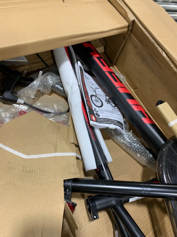 Photo 1 of HUFFY Axilus Kids BMX Bike, Intermediate Rider, Boys and Girls Bikes, 20-Inch Wheels, Steel Frame, BMX Gearing, Single Speed, Tricks and Stunts Bike