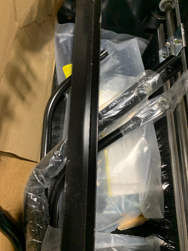 Photo 1 of  Agri-Fab 45-0546 52" Tow-Behind Lawn Sweeper, 26 cu. ft Hopper Bag Capacity; Leaf & Grass Catcher, with Adjustable Brush Height and Dump From Seat Handle 