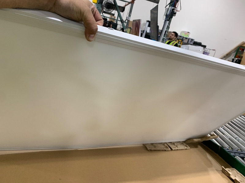 Photo 1 of Lithonia Lighting CPANL 2x4 LED Flat Panel Light, 2 ft. by 4 ft. LED Light Panel, Ceiling Lighting Fixture, 4000 Lumens, 3500K/4000K/5000K Switchable CCT, Includes Direct Ceiling Mount Bracket, White