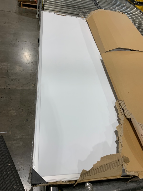 Photo 1 of VIZ-PRO Double-Sided Magnetic Mobile Whiteboard, 60 x 36 Inches, Rolling Dry Erase Board Easel Stand on Wheels with Aluminium Frame for School Office Home 5' x 3'