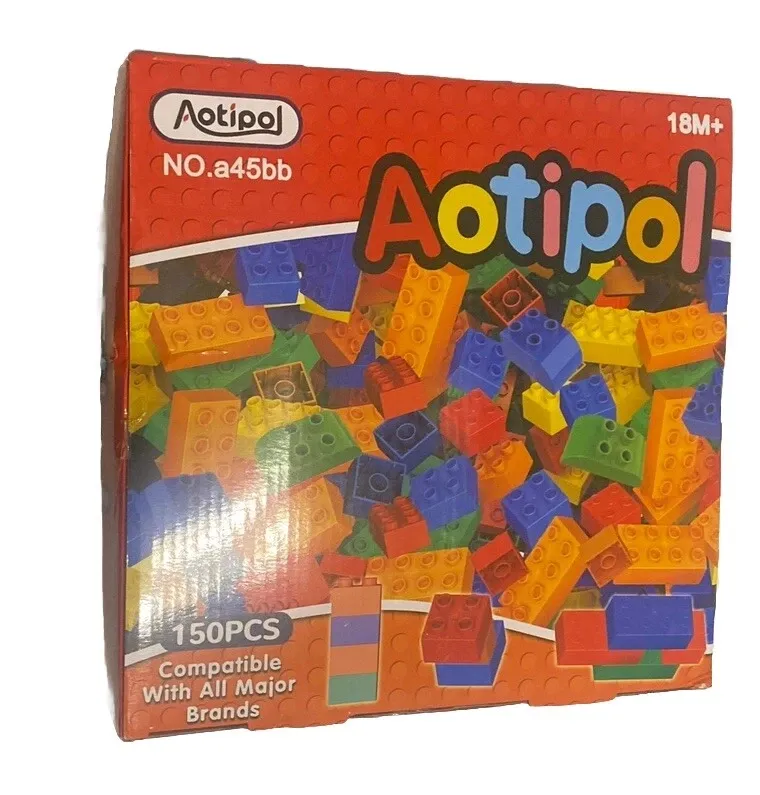 Photo 1 of Aotipol Building Blocks for Kids Toddlers Including a Baseplate, 150 Piece New
