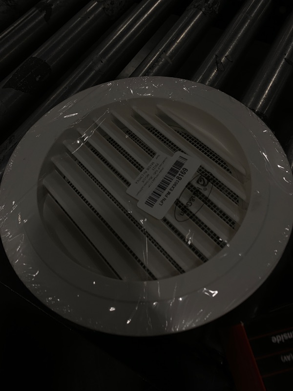 Photo 1 of Hon&Guan 8'' Soffit Exhaust Vent, 8 Inch Round Wall Vent Cover for Bathroom Office Home (ø200mm)