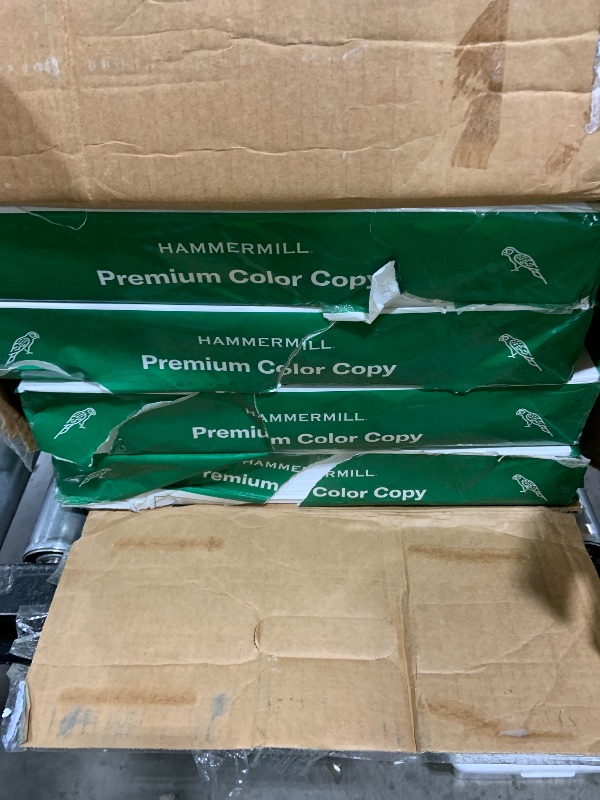 Photo 1 of Hammermill Printer Paper, Premium Color 28 lb Copy Paper, 8.5 x 14 - 100 Bright, Made in the USA, 102475 - 8 Ream (4,000 Sheets)