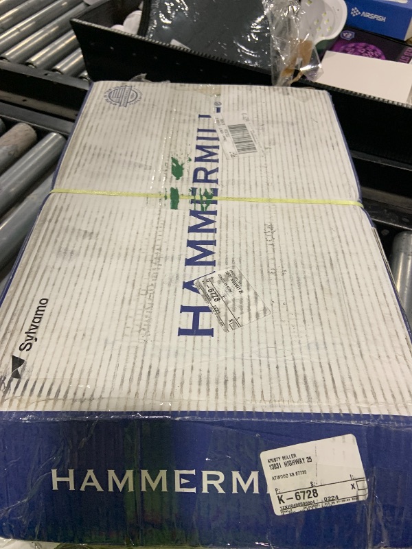 Photo 1 of Hammermill Printer Paper, Premium Color 28 lb Copy Paper, 19 x 13 - 3 Ream (1,500 Sheets) - 100 Bright, Made in the USA, 106126C