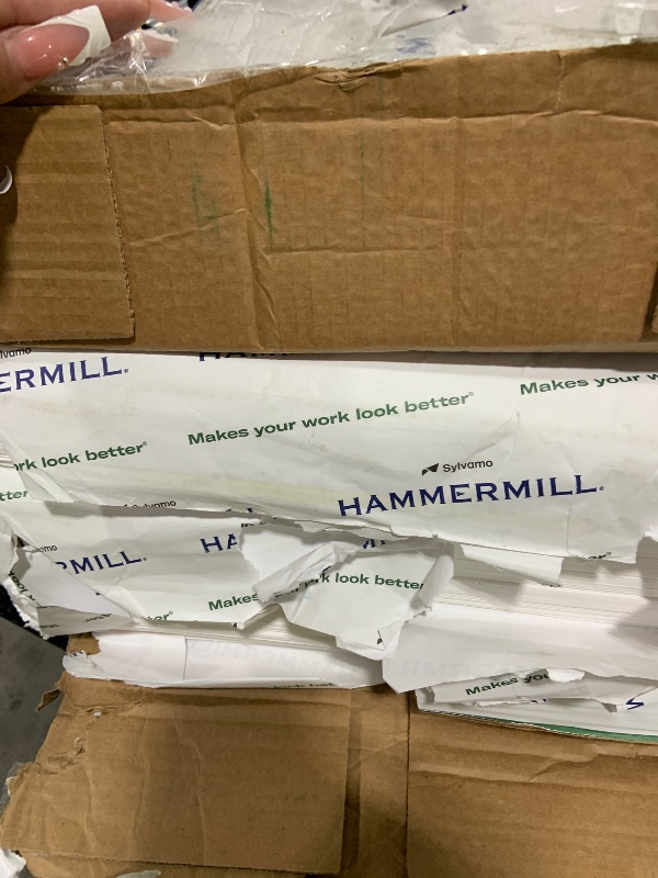 Photo 1 of Hammermill Printer Paper, Premium Color 28 lb Copy Paper, 19 x 13 - 3 Ream (1,500 Sheets) - 100 Bright, Made in the USA, 106126C