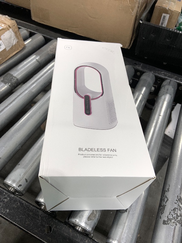 Photo 1 of KONSIDEN Desk Fan Bladeless, 11.8 Inch Office Fan Small, Quiet, 3 Speed Adjustment, Touch Control, Easy to Clean, Desk Fans Small Quiet, Ideal for Office, Living Room, Bedroom