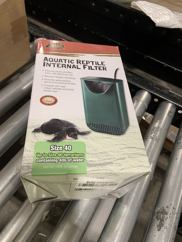 Photo 1 of Zilla Aquactic Pet Reptile Internal Water Filter, For Up To 40 Gallons of Water
