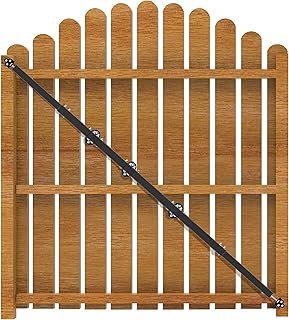 Photo 1 of 10' Telescopic Gate Brace,Extends from 64 to 120 Inches Adjustable Steel Anti Sag Gate Kit for Outdoor Yard Wooden Fence Gates